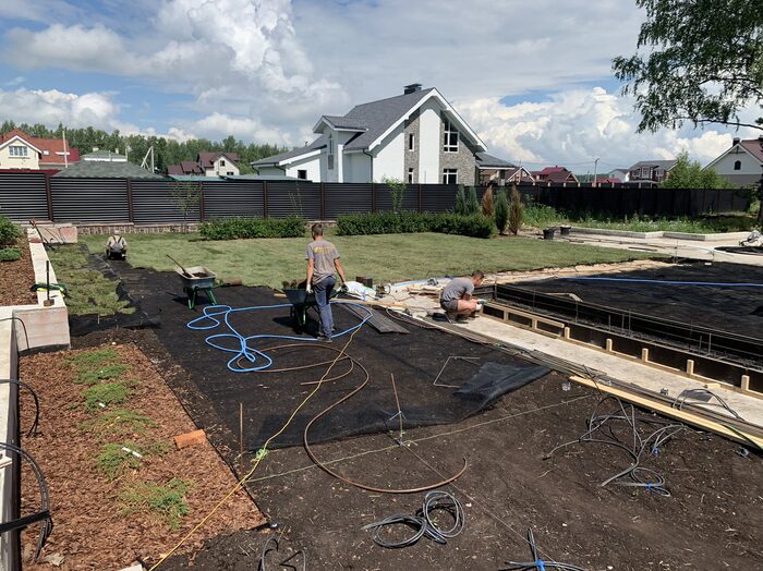 Сад в КП Чистые Ключи 2