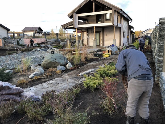 Сад в КП Карабатово