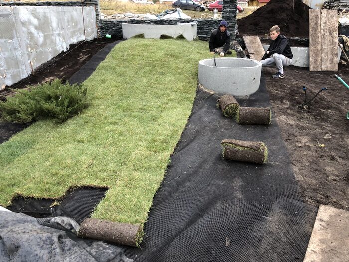 Сад в КП Карабатово