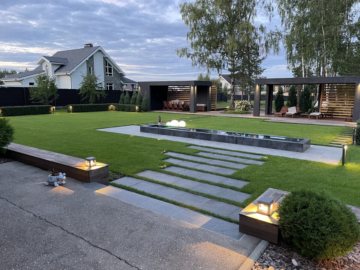 Сад в КП Чистые Ключи 2